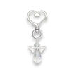 Picture of ANGEL GLASS KEYCHAIN WITH ORGANZA BAG AND TAG
